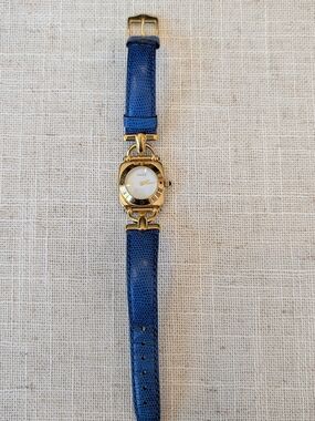 Gucci Vintage Blue Watch 1990s